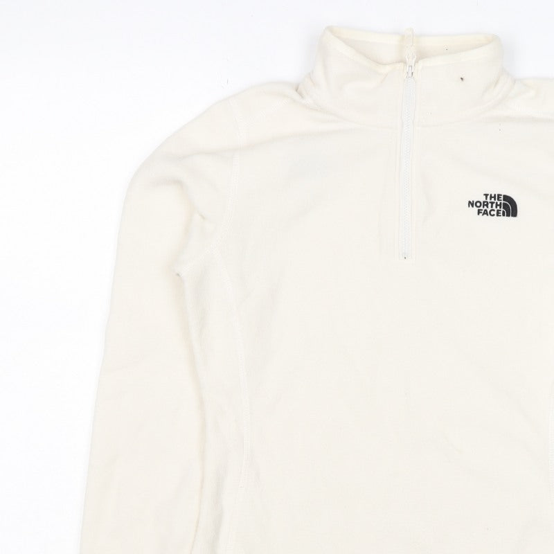 The North Face Women’s Ivory S 1/4 Zip Fleece Sweatshirt