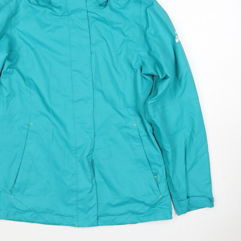 McKinley Women Blue UK 8 Hooded Waterproof Ski Jacket