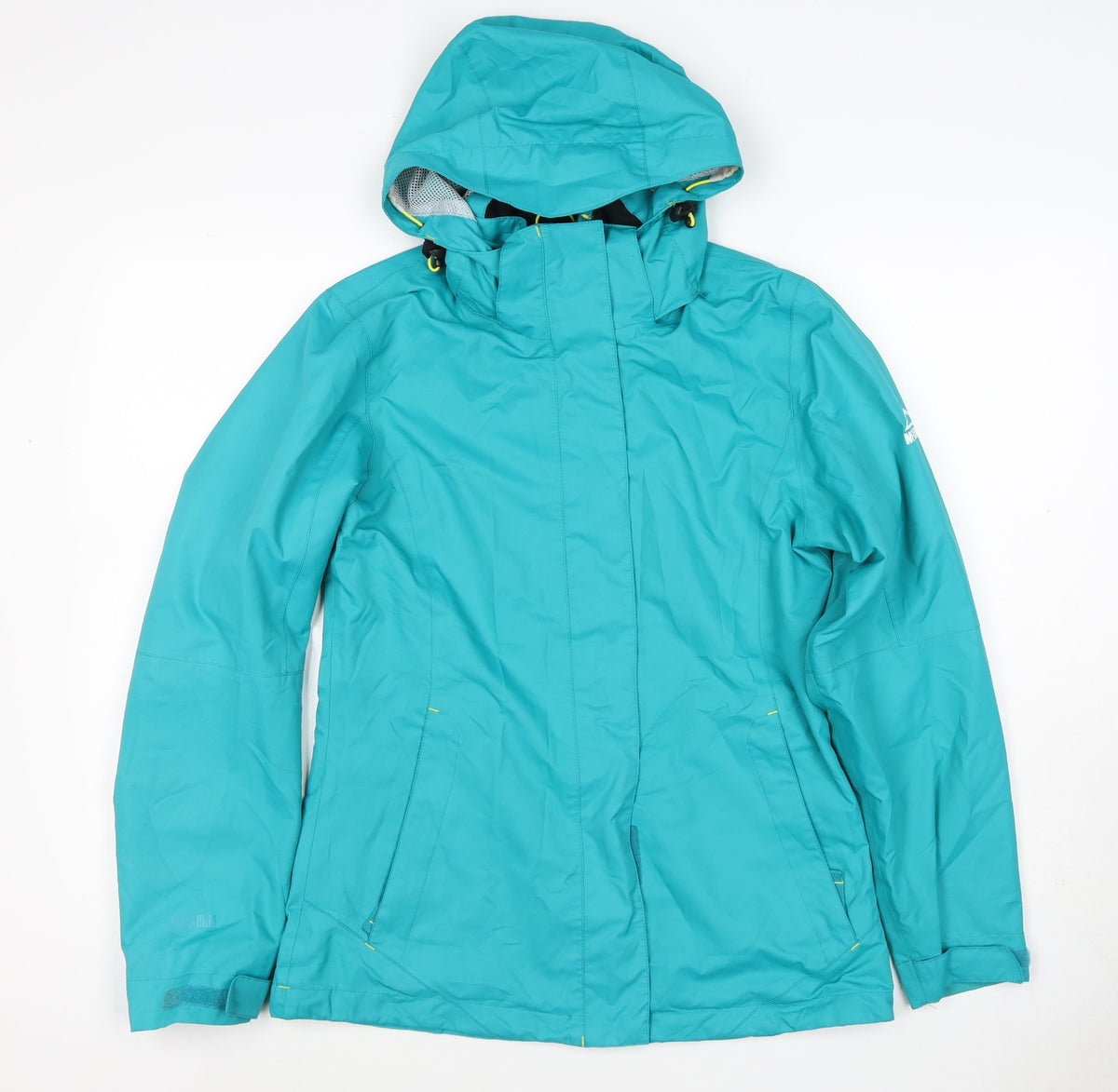 McKinley Women Blue UK 8 Hooded Waterproof Ski Jacket
