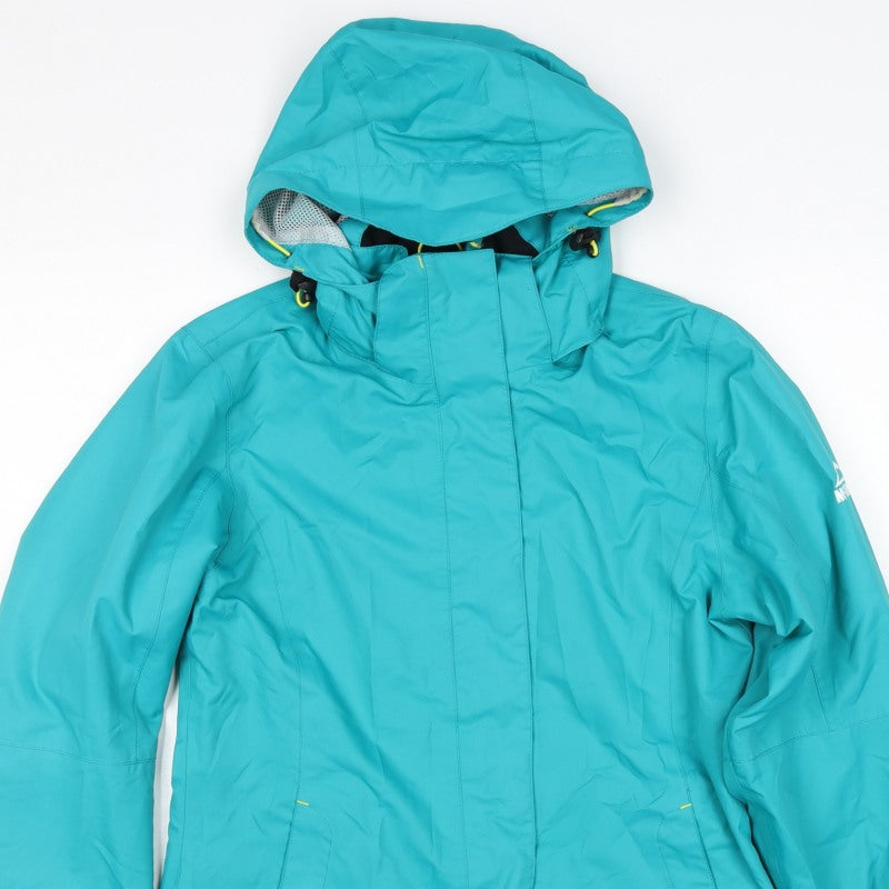 McKinley Women Blue UK 8 Hooded Waterproof Ski Jacket