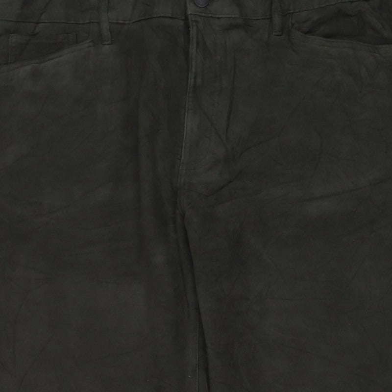 Marks & Spencer Men's Black 32/33 Cotton Straight Chino Trousers