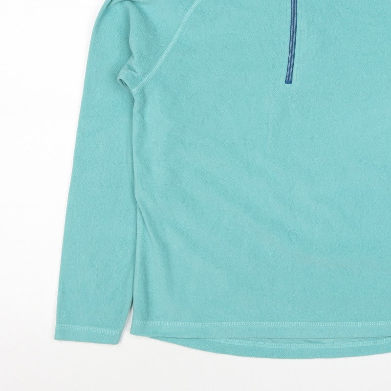 Trespass Women's Blue UK 14 L Half Zip Fleece Pullover Sweatshirt