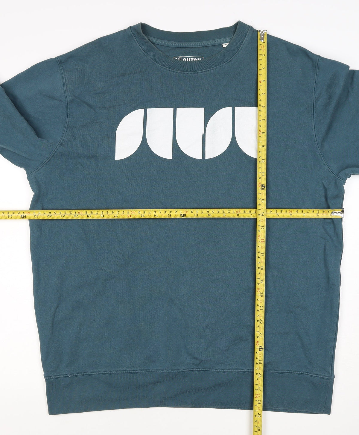 Sutsu Men’s Green XL Logo Graphic Print Crew Neck Pullover Sweatshirt
