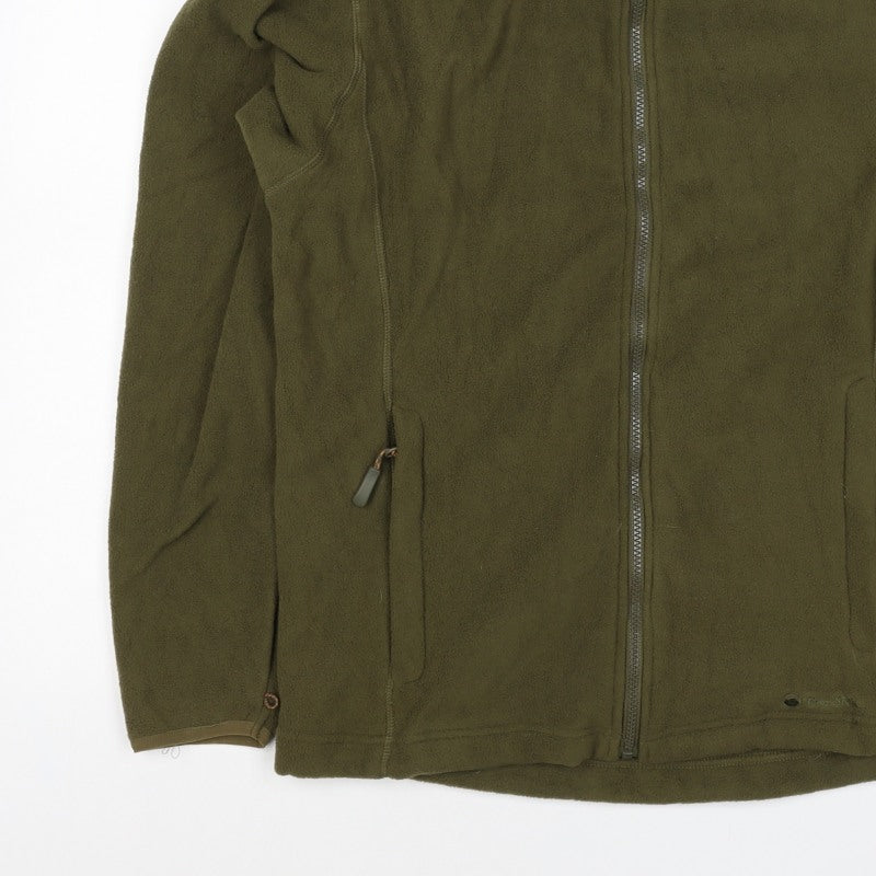 Peter Storm Men’s Green M Basic Full Zip Fleece Jacket Outdoor Hiking