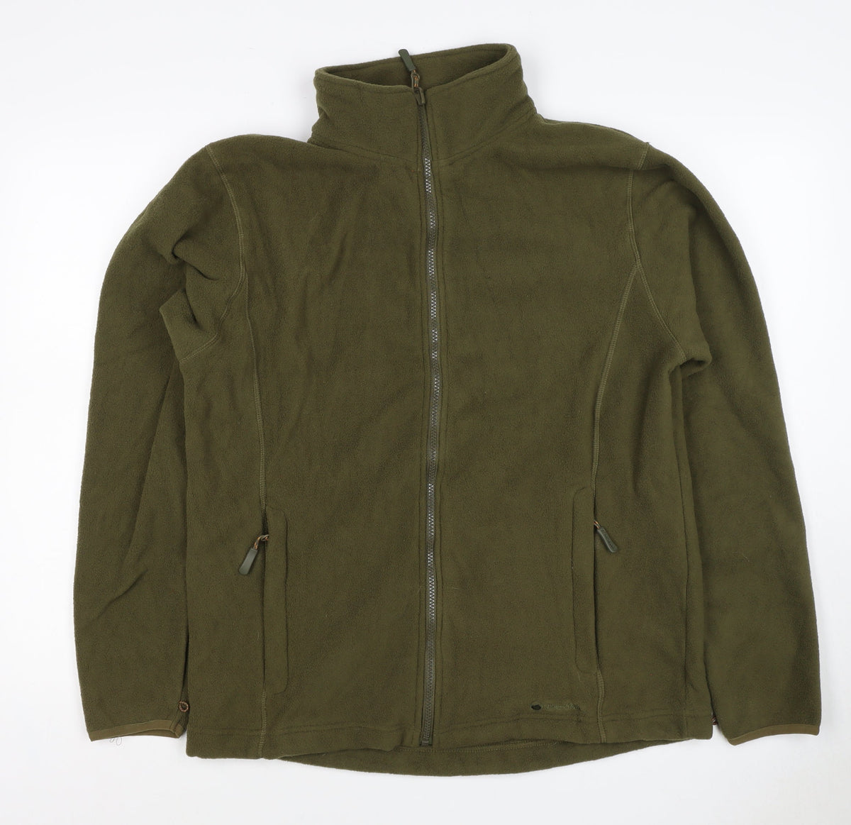 Peter Storm Men’s Green M Basic Full Zip Fleece Jacket Outdoor Hiking