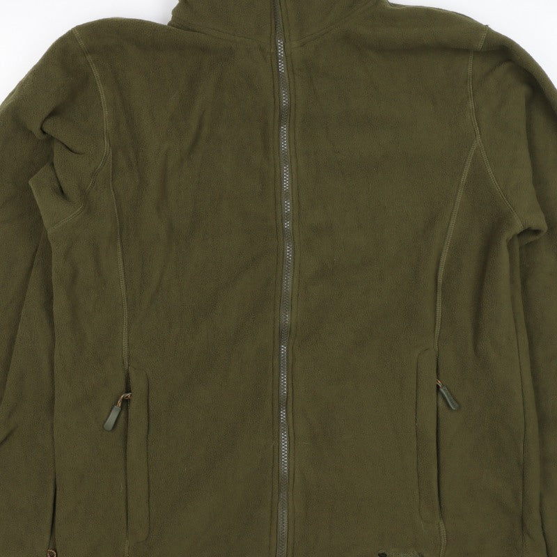 Peter Storm Men’s Green M Basic Full Zip Fleece Jacket Outdoor Hiking