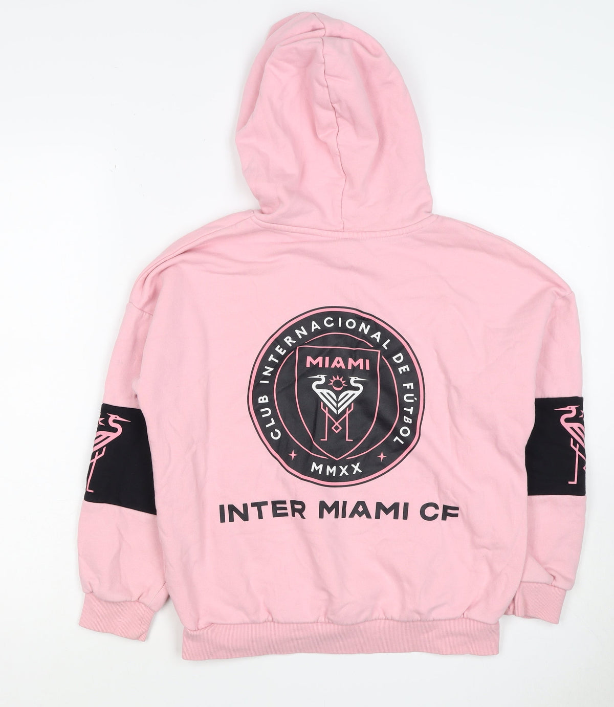 Marks and Spencer Girls Pink 10-11 Years Inter Miami CF Pullover Hoodie