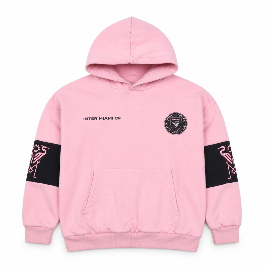 Marks and Spencer Girls Pink 10-11 Years Inter Miami CF Pullover Hoodie