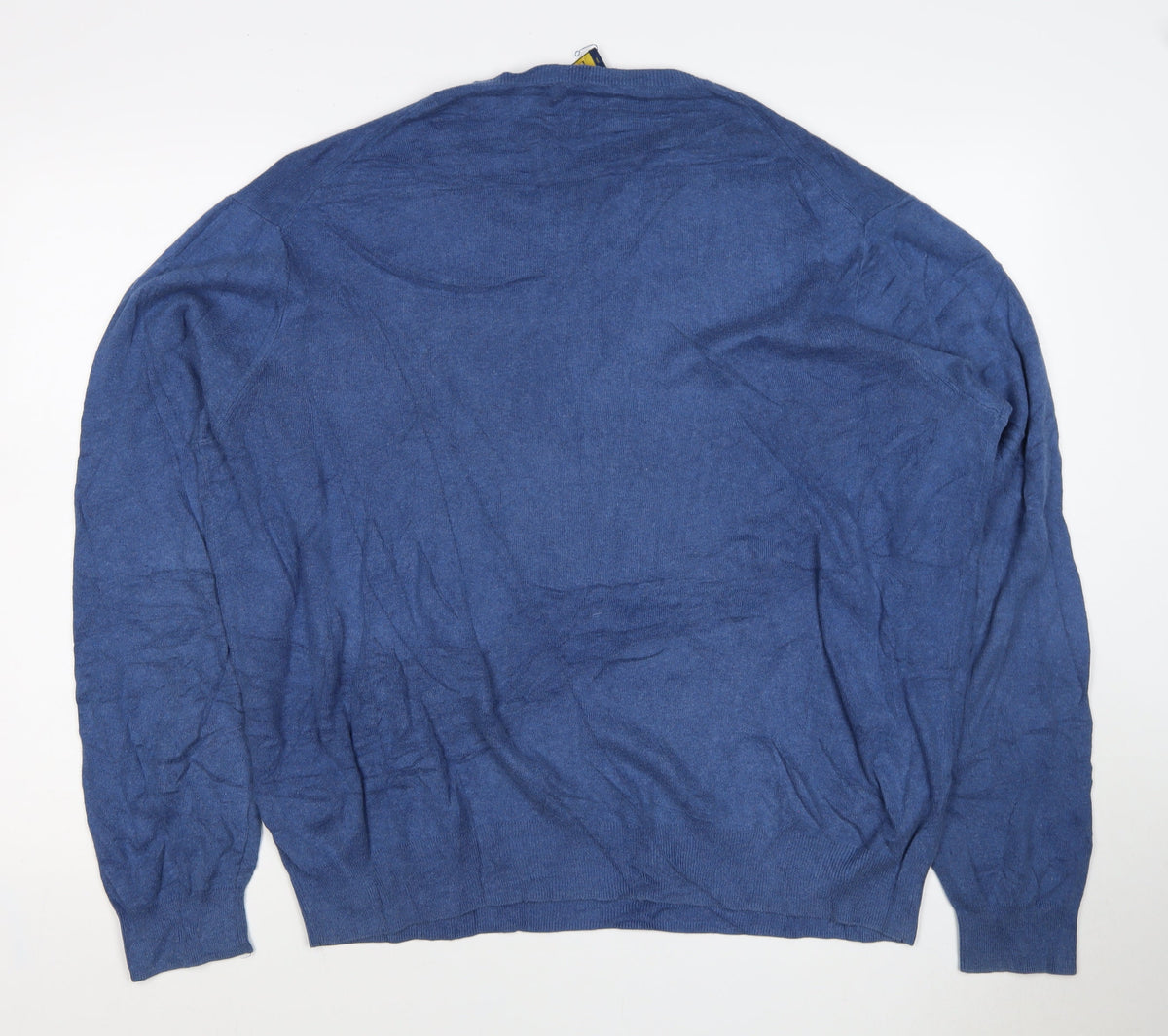 Polo Ralph Lauren Men’s Blue XL Pima Cotton V-Neck Pullover Jumper