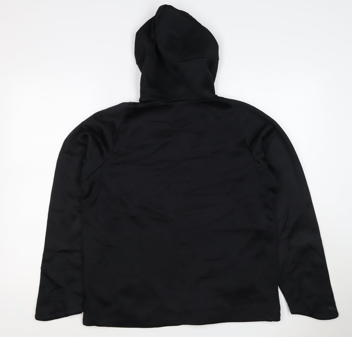 Nike Men’s Black S 1/4 Zip Hooded Pullover Hoodie Logo