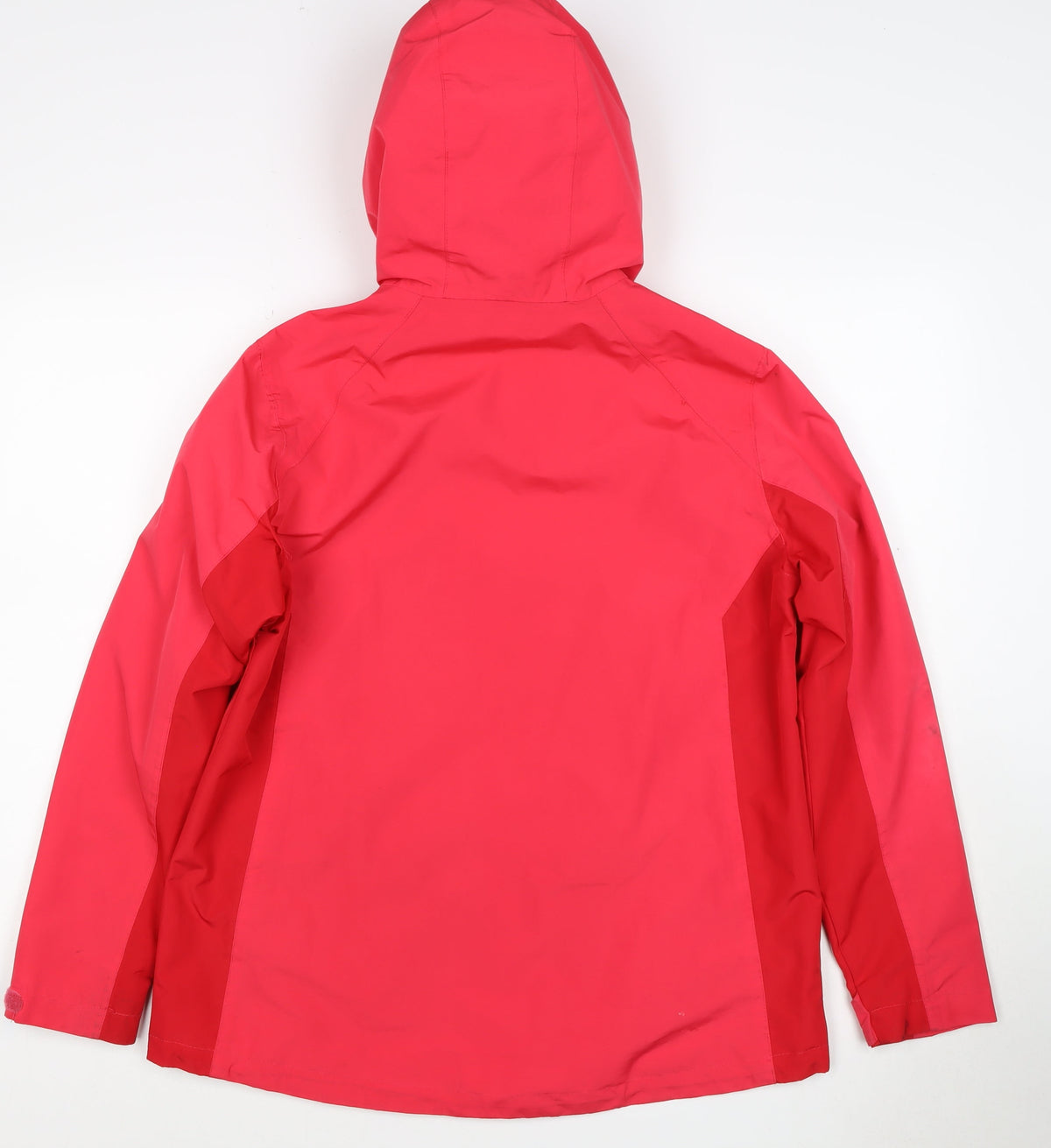 Rocktrail Women Red M Hooded Rain Coat Jacket Water Resistant Full Zip