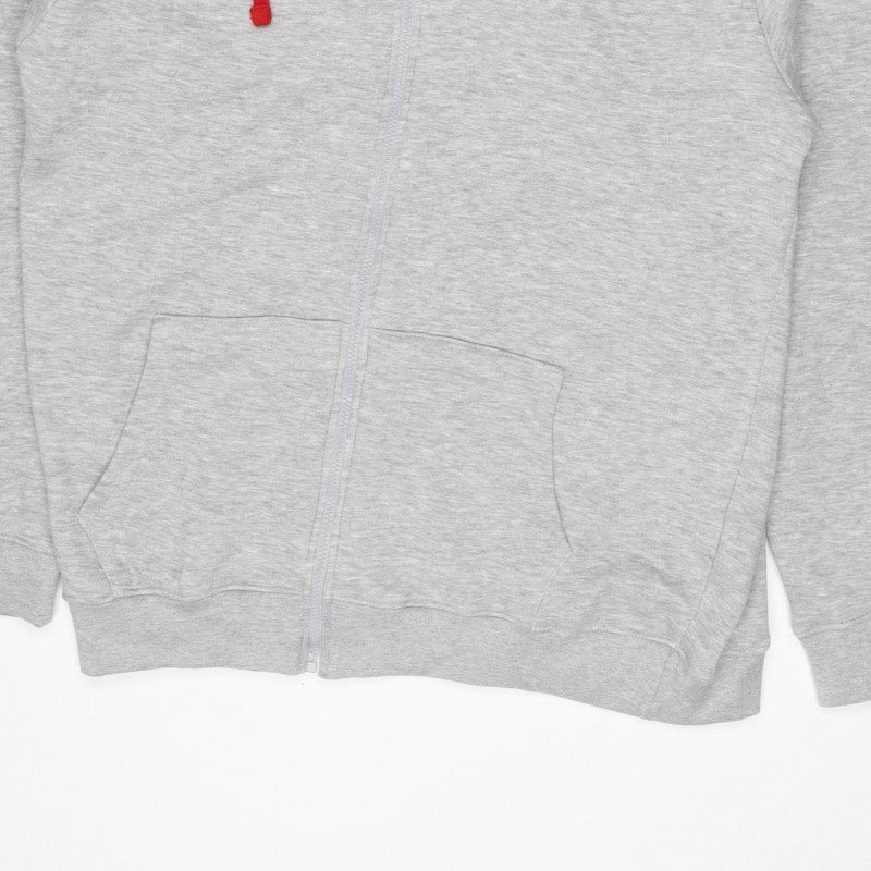 British Eagle Men’s Grey 3XL Full Zip Hooded Fleece Hoodie
