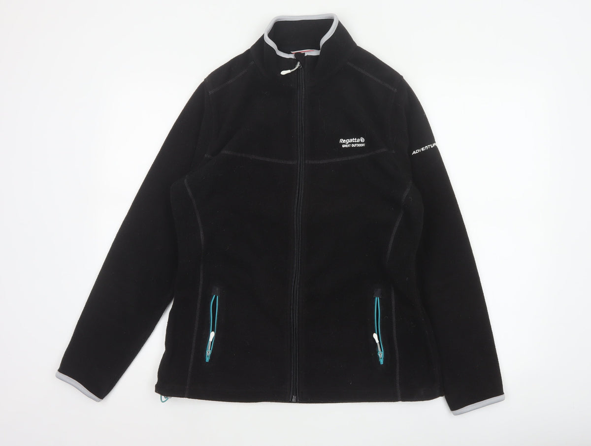 Regatta Women's Black UK 14 Fleece Full Zip Outdoor Jacket
