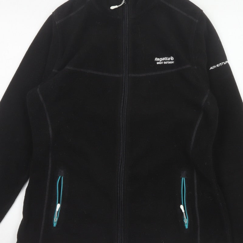 Regatta Women's Black UK 14 Fleece Full Zip Outdoor Jacket
