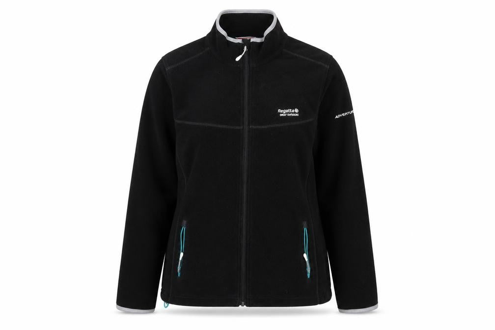 Regatta Women's Black UK 14 Fleece Full Zip Outdoor Jacket