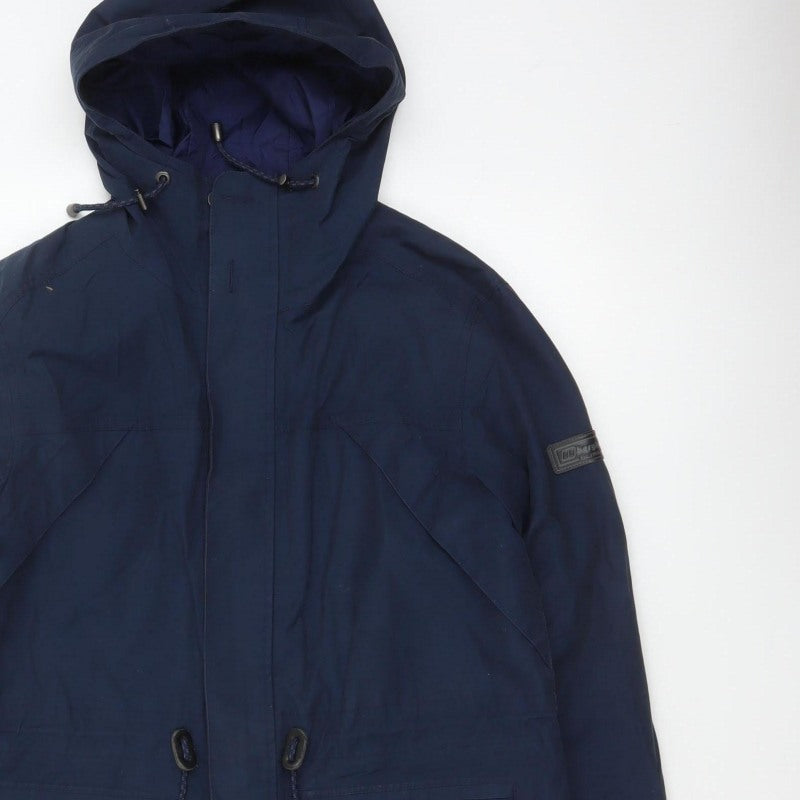 Berghaus Women’s Blue UK 12 Hooded Long Waterproof Parka Jacket