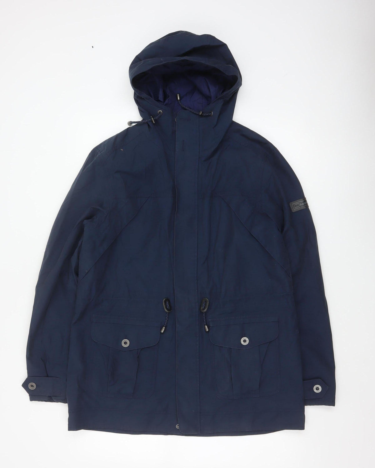 Berghaus Women’s Blue UK 12 Hooded Long Waterproof Parka Jacket