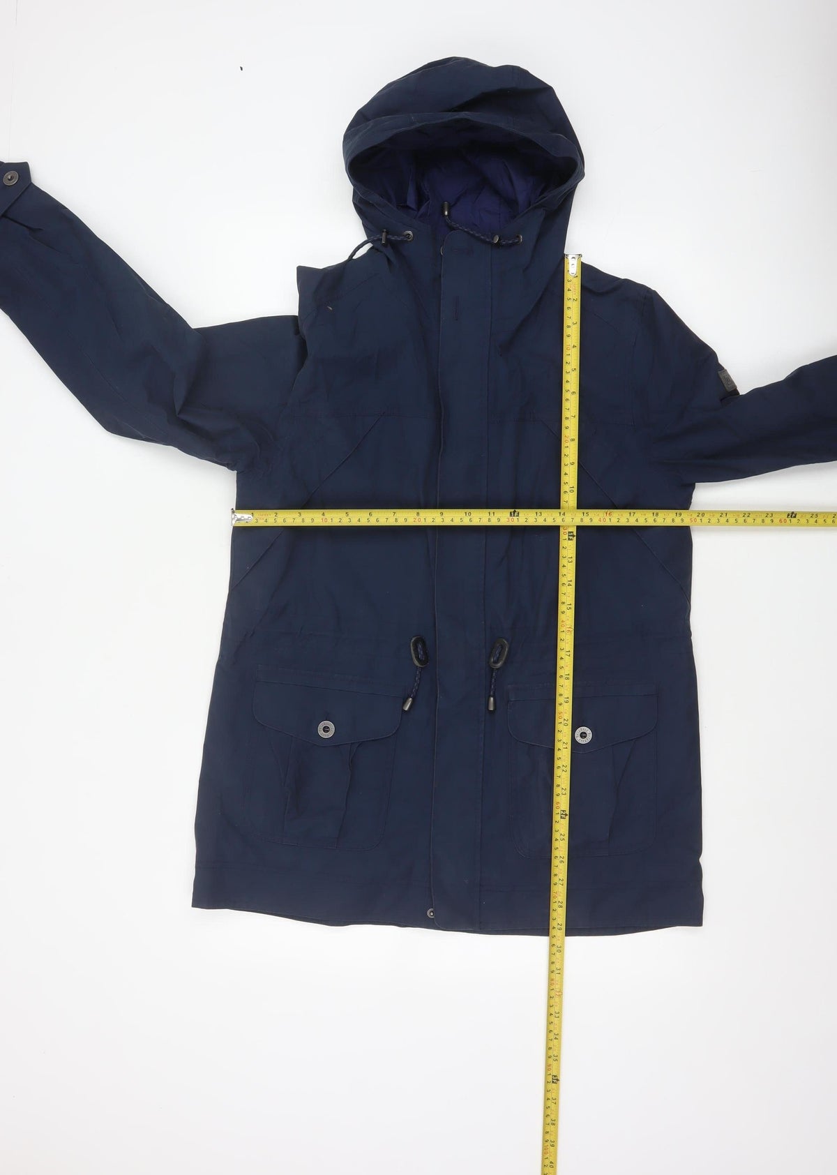 Berghaus Women’s Blue UK 12 Hooded Long Waterproof Parka Jacket