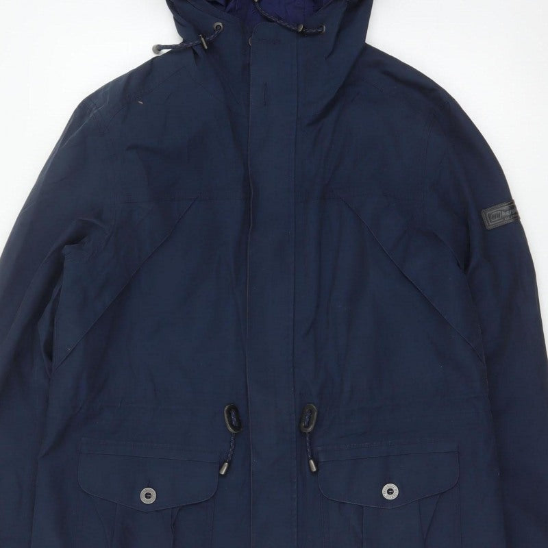 Berghaus Women’s Blue UK 12 Hooded Long Waterproof Parka Jacket