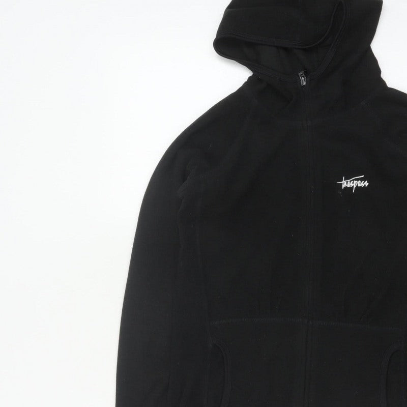 Trespass Women’s Black XS Full Zip Hooded Fleece Hoodie Outdoor