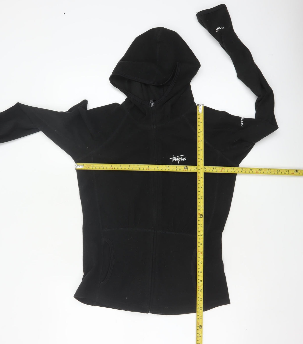 Trespass Women’s Black XS Full Zip Hooded Fleece Hoodie Outdoor