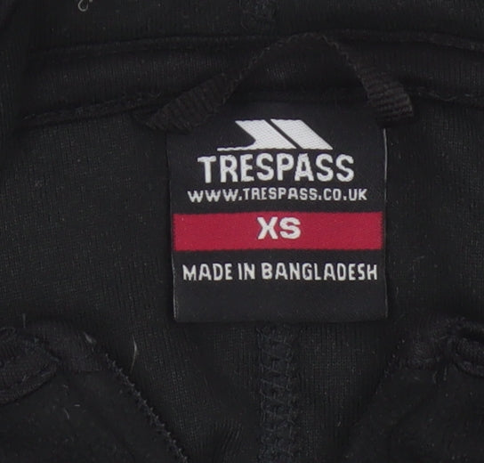 Trespass Women’s Black XS Full Zip Hooded Fleece Hoodie Outdoor