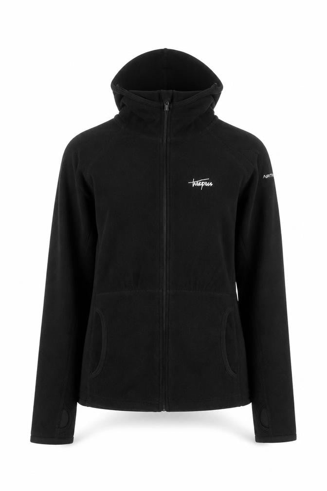 Trespass Women’s Black XS Full Zip Hooded Fleece Hoodie Outdoor