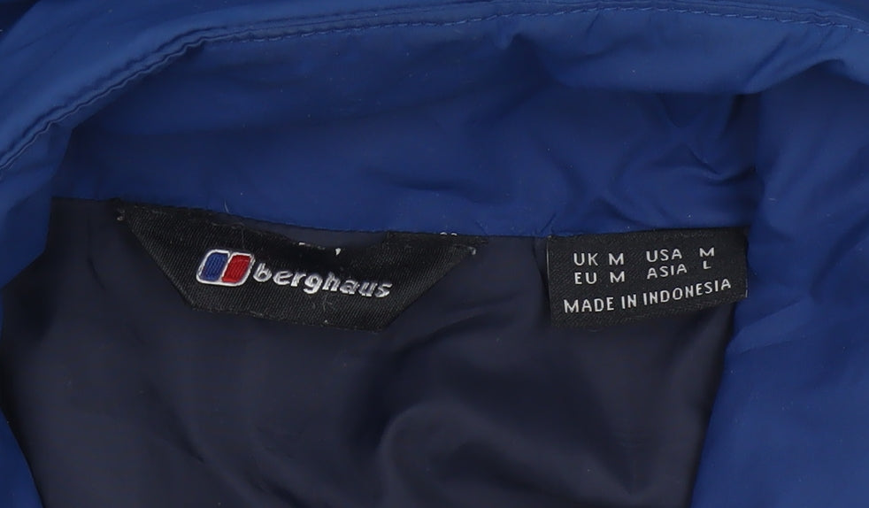 Berghaus Men's Blue M Puffer Jacket Insulated Full Zip Outdoor