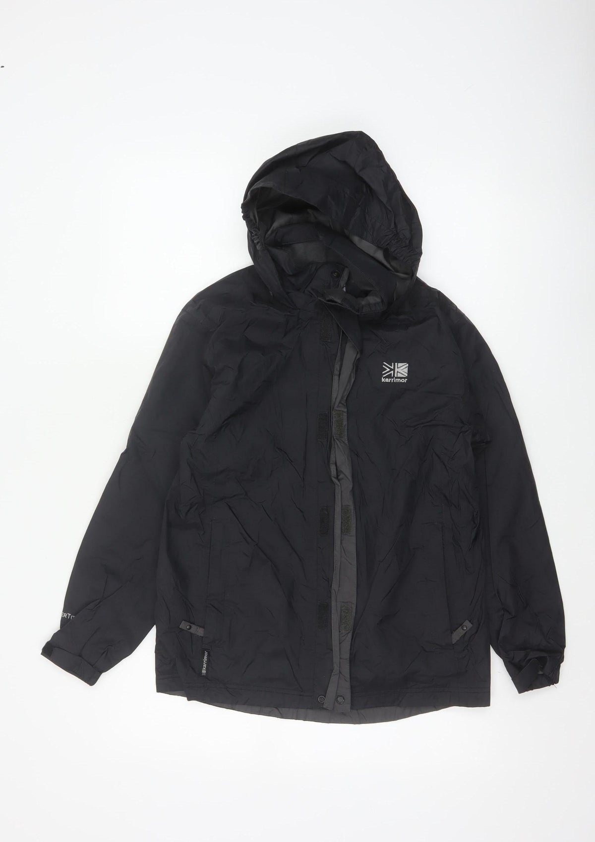 Karrimor Boys Black 11-12 Years Hooded Waterproof Ski Jacket