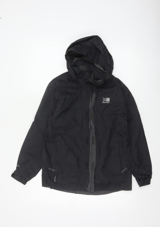 Karrimor Boys Black 11-12 Years Hooded Waterproof Ski Jacket