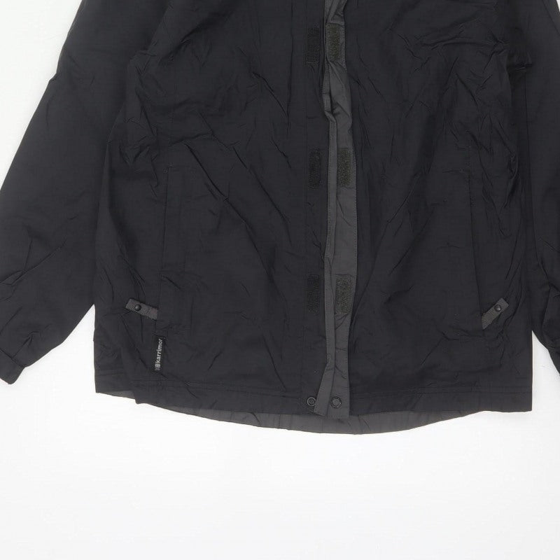 Karrimor Boys Black 11-12 Years Hooded Waterproof Ski Jacket