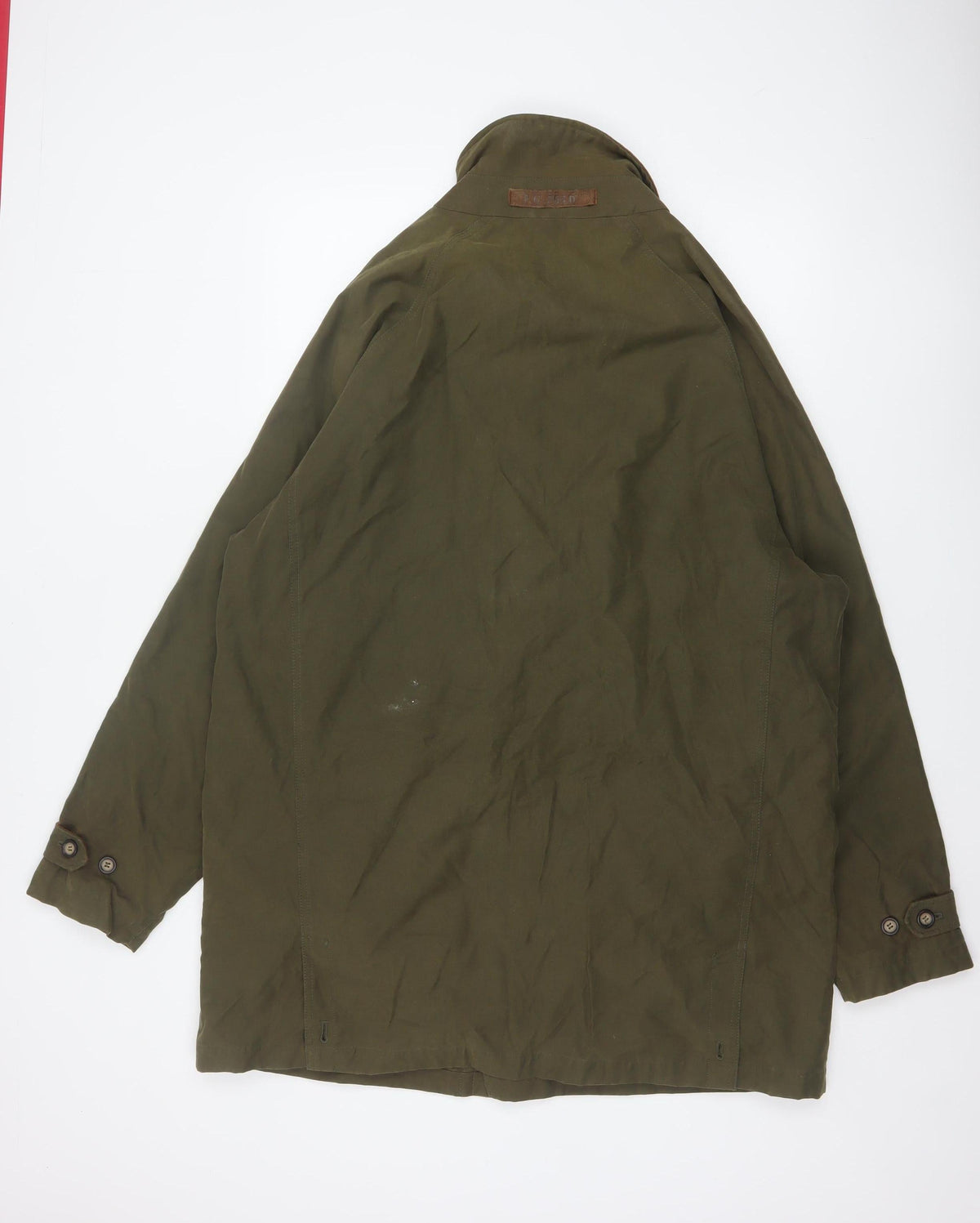 P.G. Field Men’s Green L Rain Coat Cotton Blend Outdoor Jacket