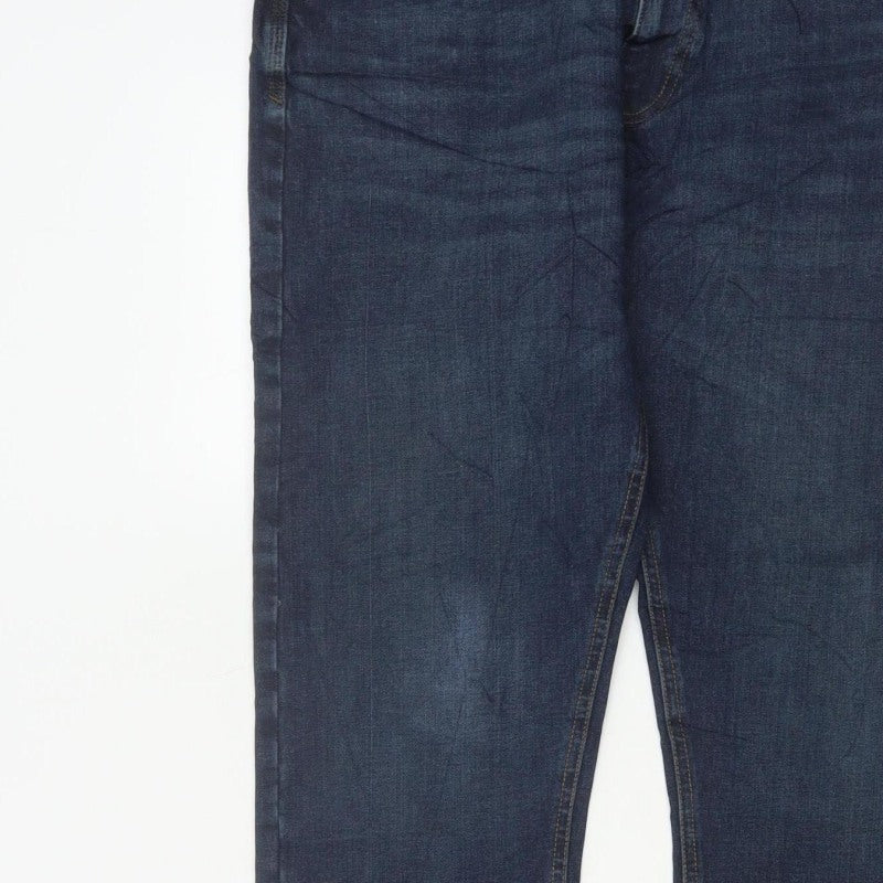 Marks & Spencer Men’s Blue 34/31 Slim Fit 360 Flex Dark Wash Jeans
