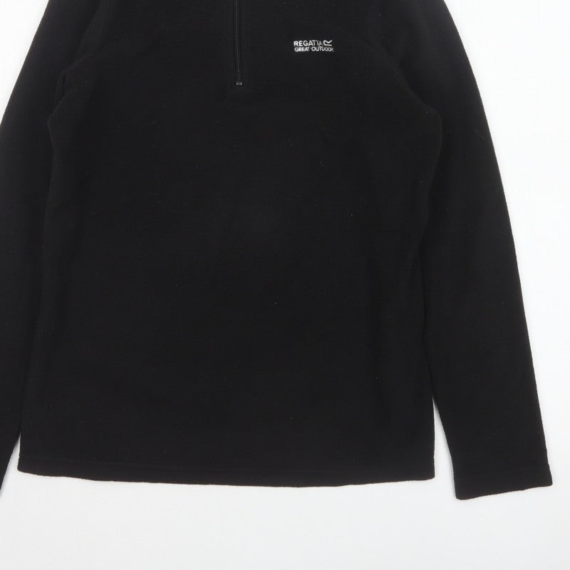 Regatta Women’s Black UK 12 1/2 Zip Fleece Pullover Sweatshirt