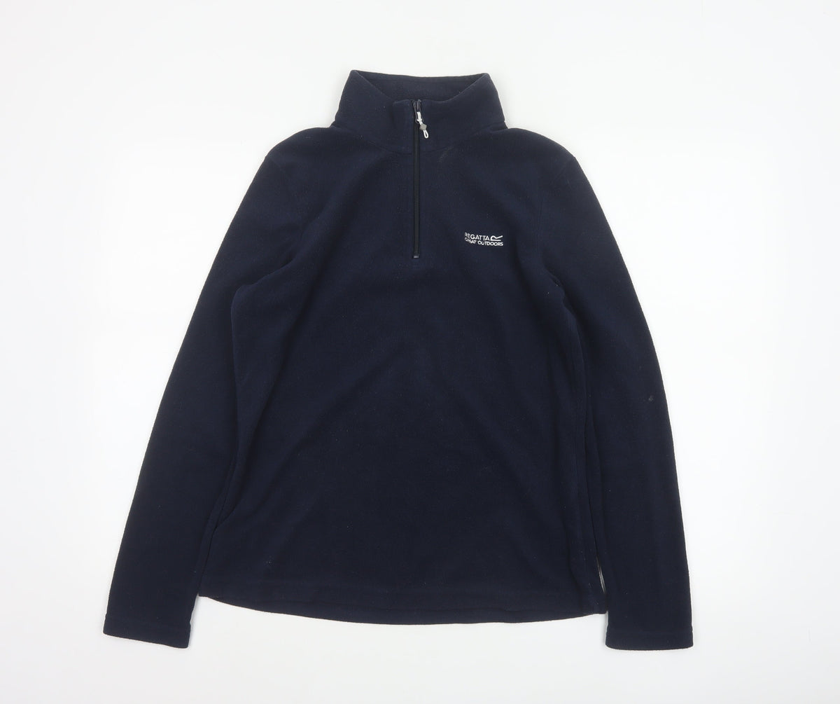 Regatta Women’s Navy UK 12 1/4 Zip Fleece Sweatshirt Hiking
