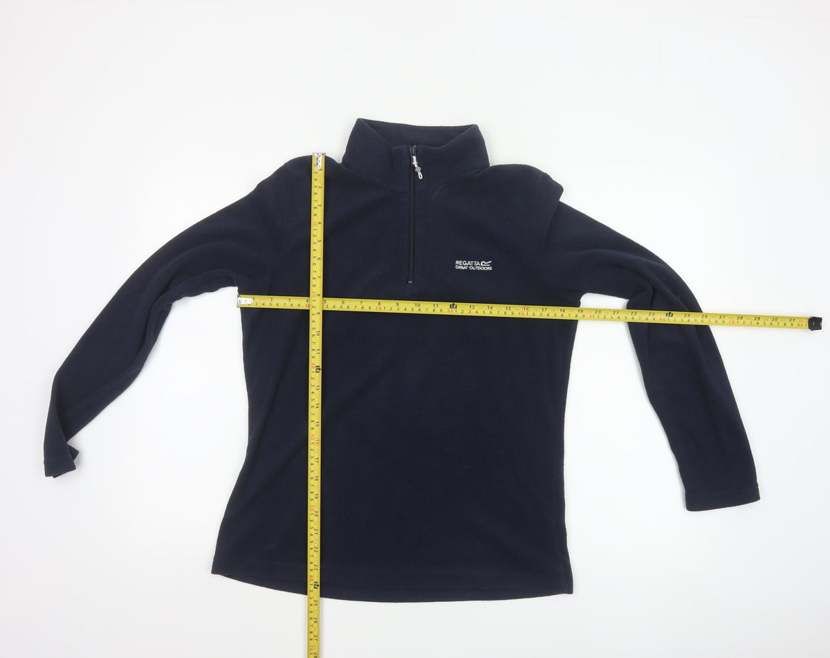Regatta Women’s Navy UK 12 1/4 Zip Fleece Sweatshirt Hiking