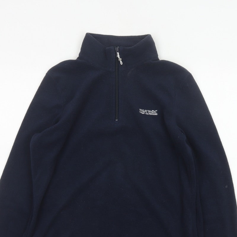 Regatta Women’s Navy UK 12 1/4 Zip Fleece Sweatshirt Hiking