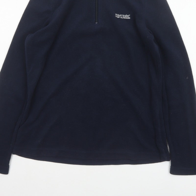 Regatta Women’s Navy UK 12 1/4 Zip Fleece Sweatshirt Hiking