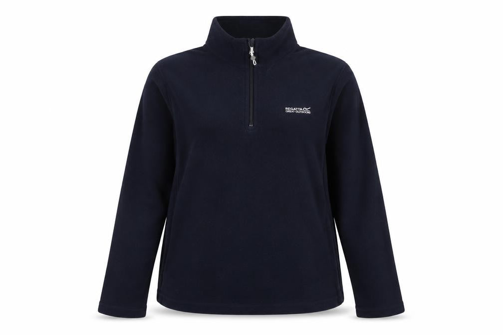 Regatta Women’s Navy UK 12 1/4 Zip Fleece Sweatshirt Hiking