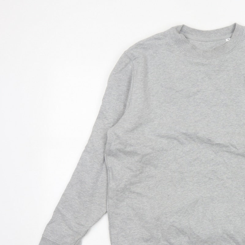 Stanley/Stella Men’s Grey M Crew Neck Pullover Fleece Sweatshirt