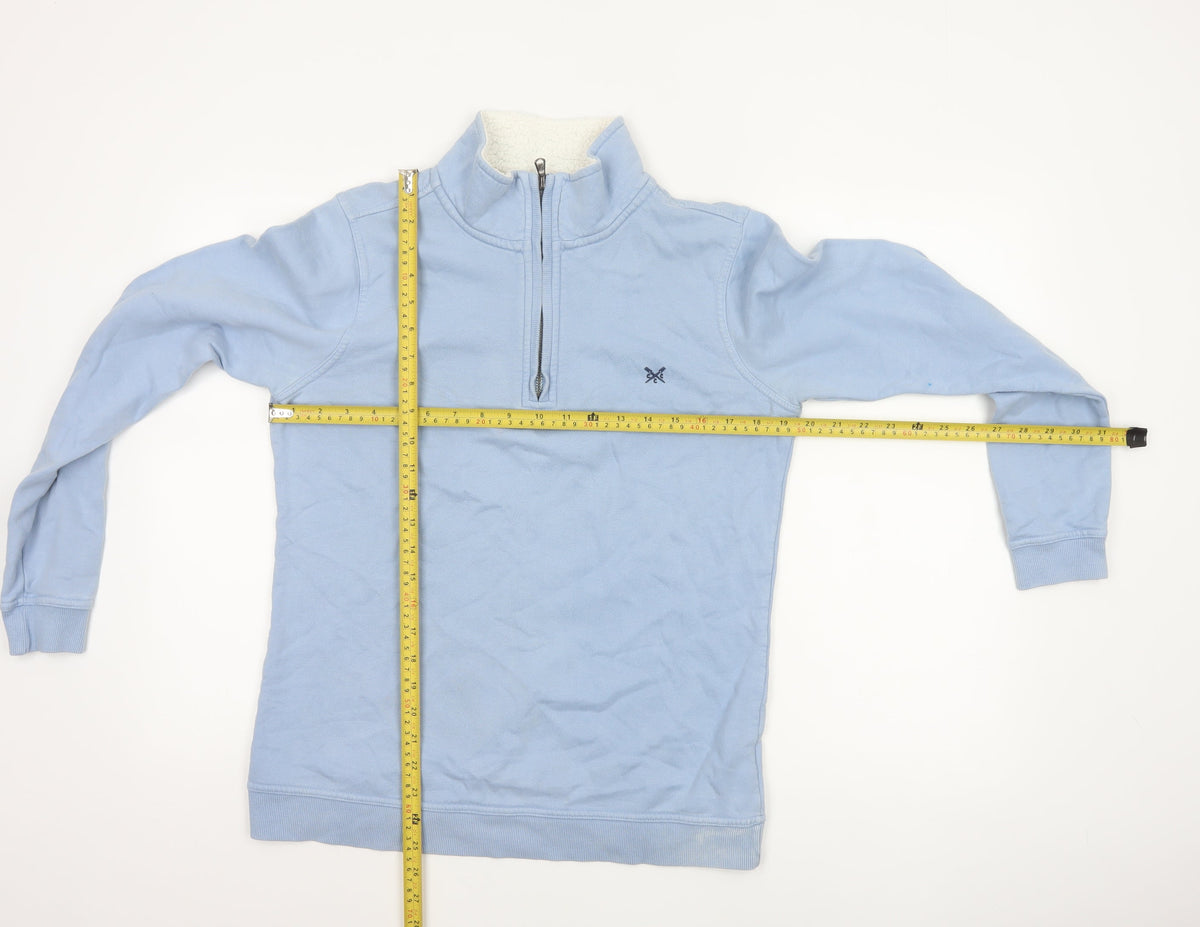 Crew Clothing Company Women’s Blue Size 10 1/4 Zip Sweatshirt