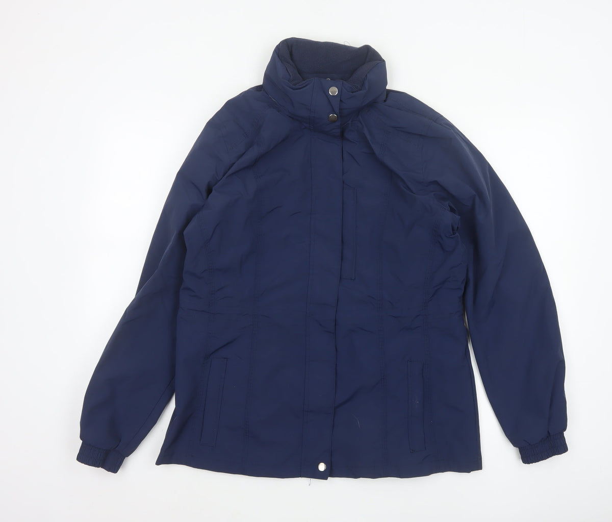 Crane Equestrian Women’s Navy Blue UK 16 Hooded Outdoor Jacket