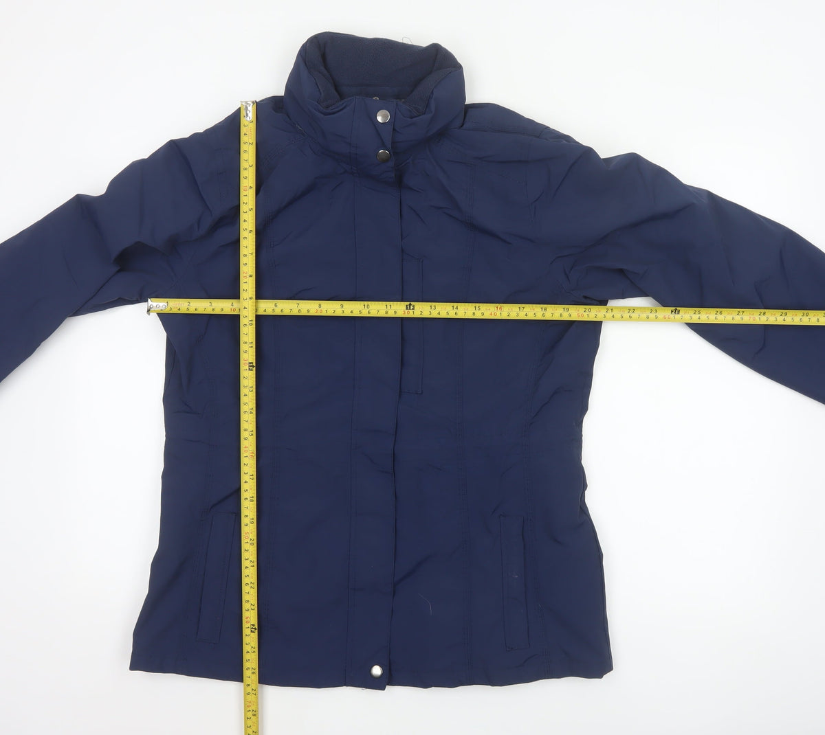 Crane Equestrian Women’s Navy Blue UK 16 Hooded Outdoor Jacket
