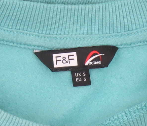 F&F Active Women’s Blue Colorado Graphic Crew Neck Sweatshirt Size S
