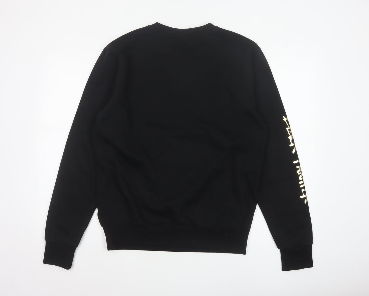 Marvel Men’s Black M Gold Darth Vader Graphic Print Crew Neck Sweatshirt