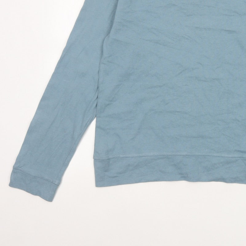 Zara Women Blue UK 14 Jersey Crew Neck Long Sleeve Sweatshirt