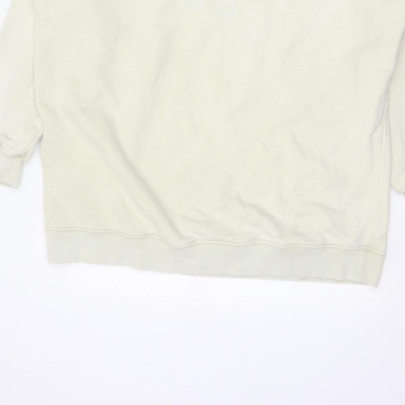 Motel Women’s Ivory XS Oversized Embroidered Tribal Sweatshirt