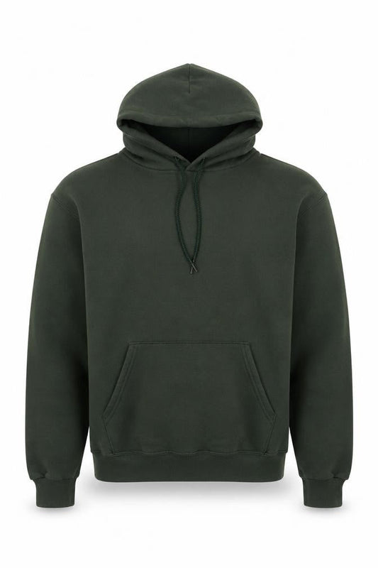 Champion Men’s Green S Pullover Hoodie Drawstring Pocket Logo
