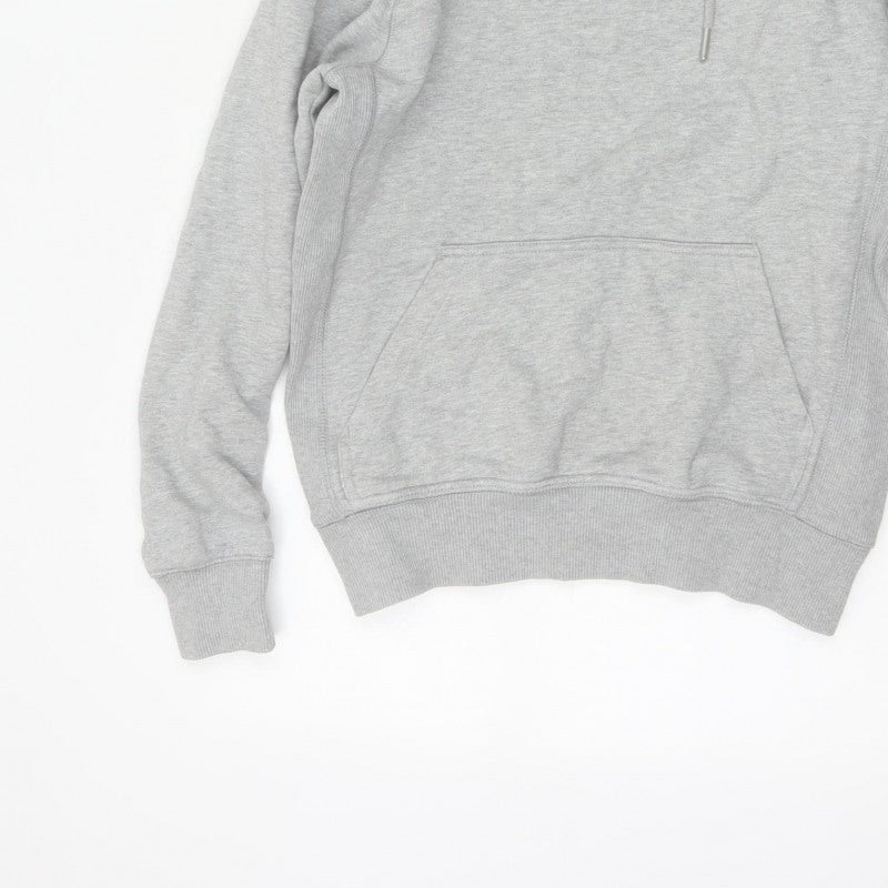 Calvin Klein Jeans Men Grey XS Pullover Hoodie Logo Pocket
