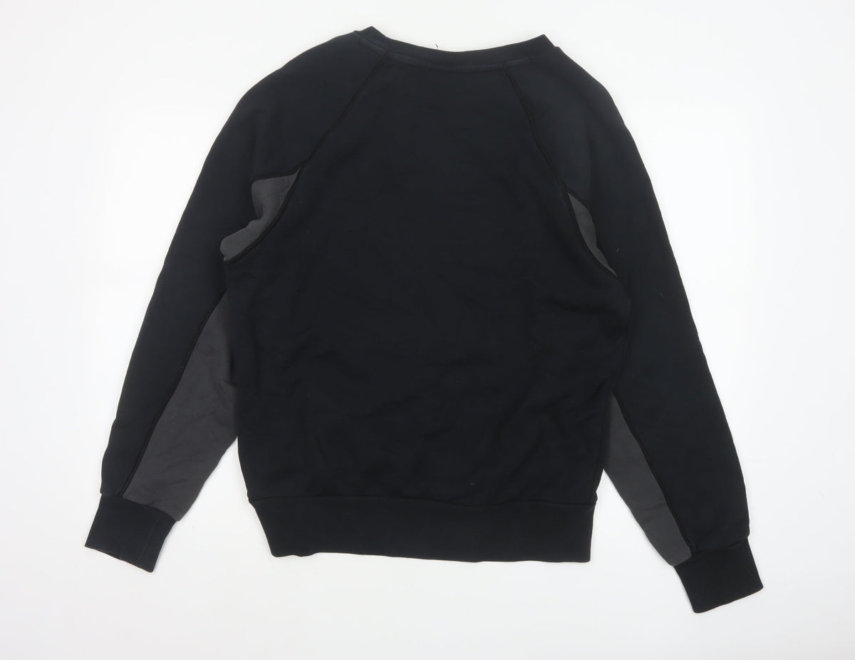 Nike Men’s Black S Pullover Crew Neck Air Logo Sweatshirt
